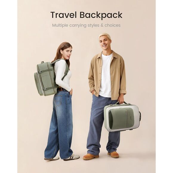 40L Travel Backpack for Women & Men, Airline Approved Carry On Luggage main image 3
